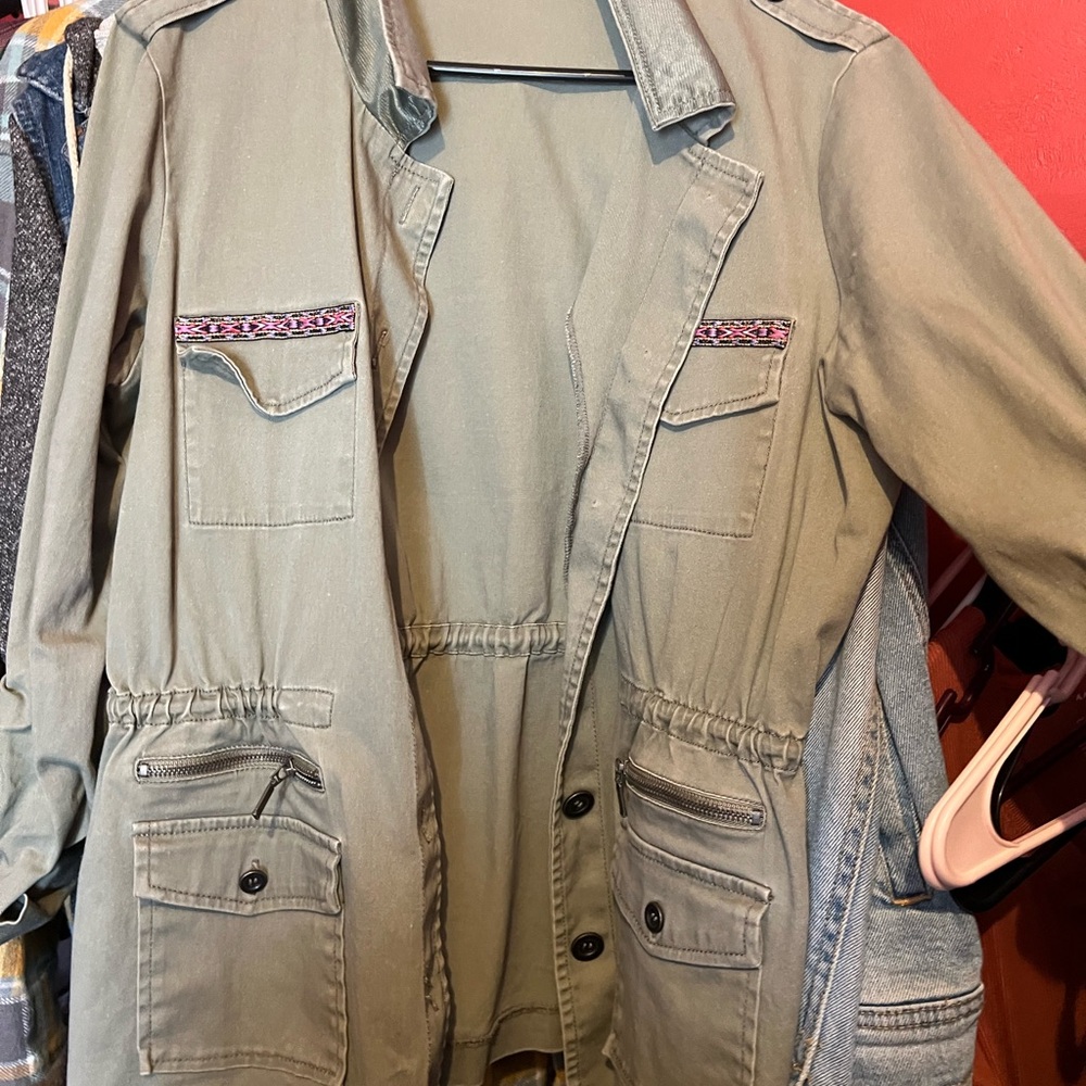 Women's Green Utility Jacket